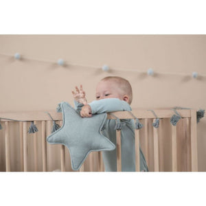 Lorena Canals Knitted Cushion Twinkle Star - Indus Blue