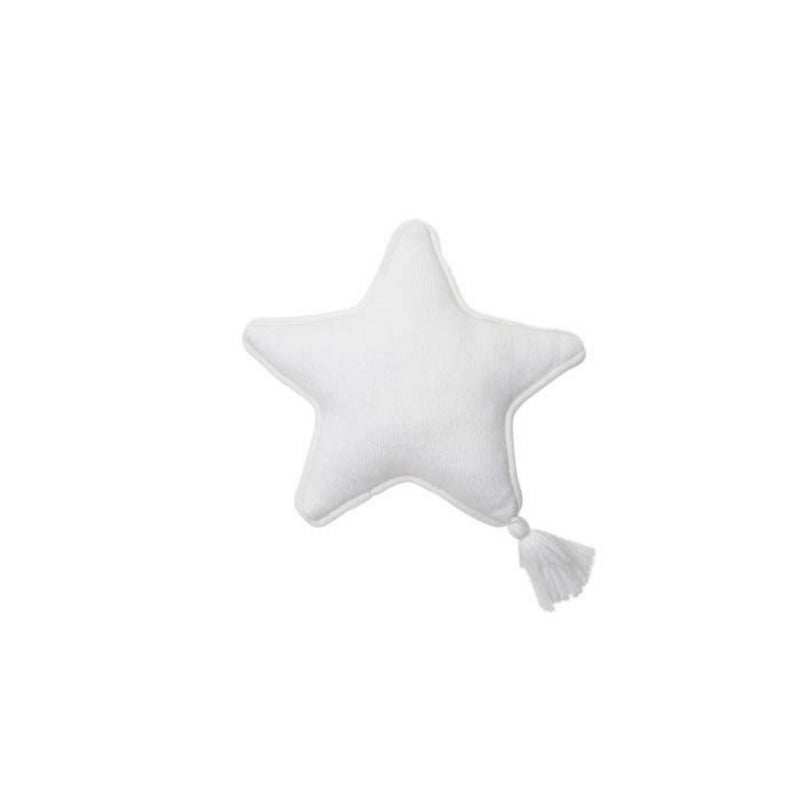 Knitted Cushion Twinkle Star - Ivory