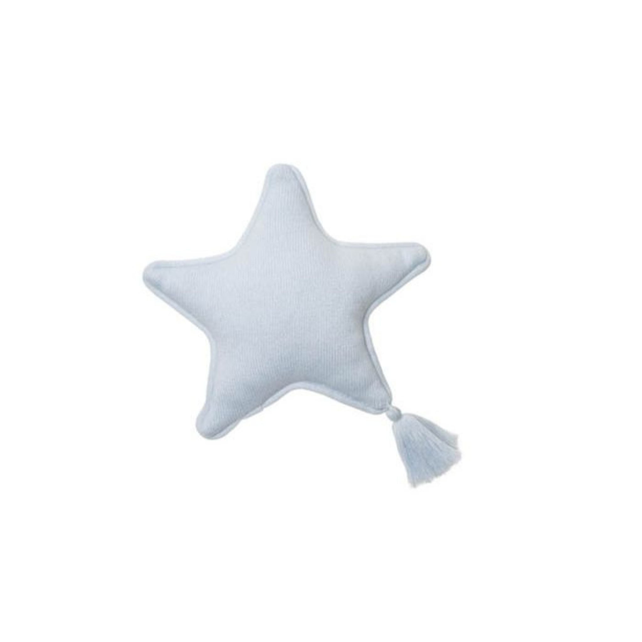 Lorena Canals Knitted Cushion Twinkle Star - Soft Blue