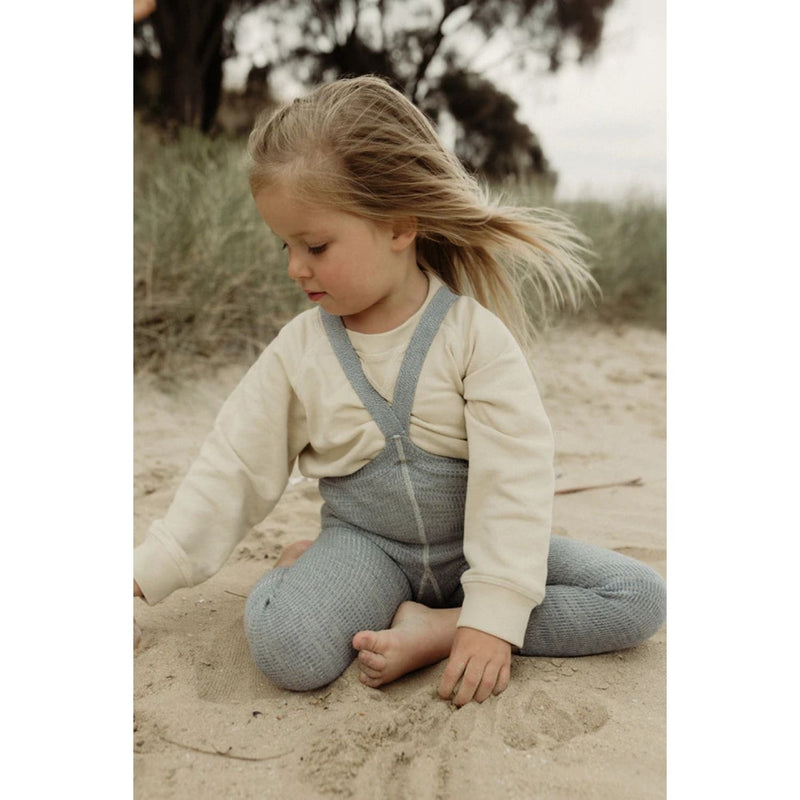 Silly Silas Footless Suspender T - Marshmallow Sky