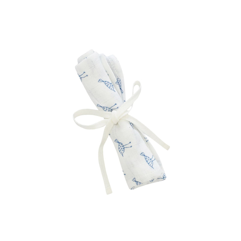 Kipp Baby Bird Swaddle - Blue