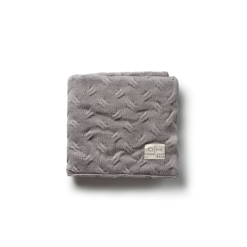 Domani Home Waves Baby Blanket - Grey