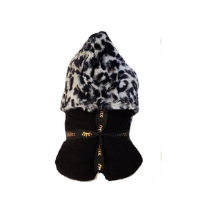 Winx And Blinx Pompom Hooded Towel - Black/leopard